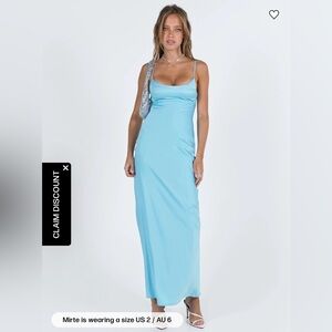 PRINCESS POLLY - Ravia Maxi Dress Blue